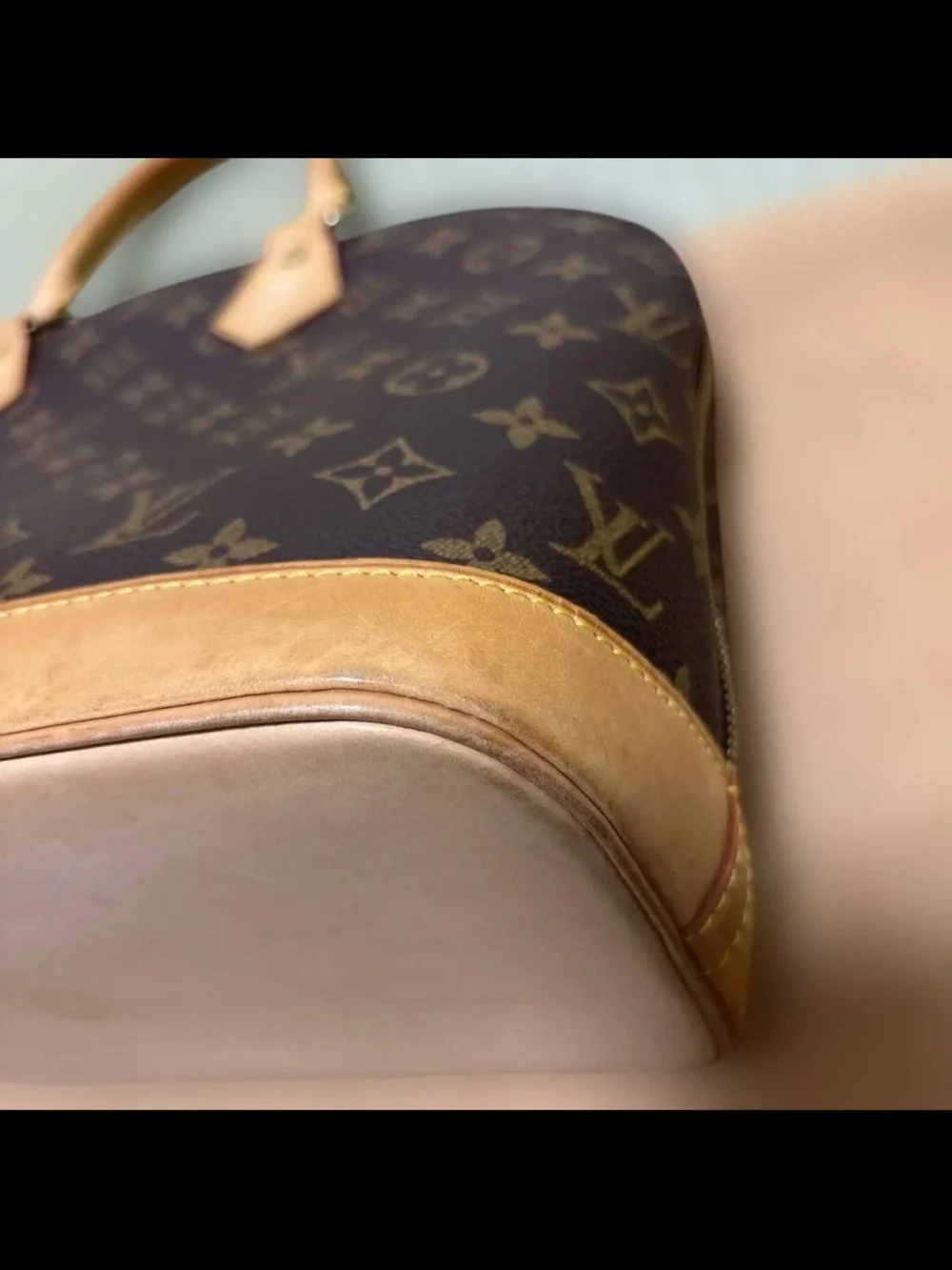 Louis Vuitton Brown Monogram Alma PM Handbag